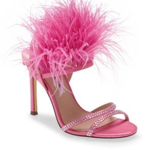 Nina Women's Dalva Feather Dress Sandals Women's Shoes